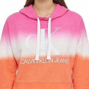 Calvin Klein Jeans Ladies' Dip Dye Hoodie Size L